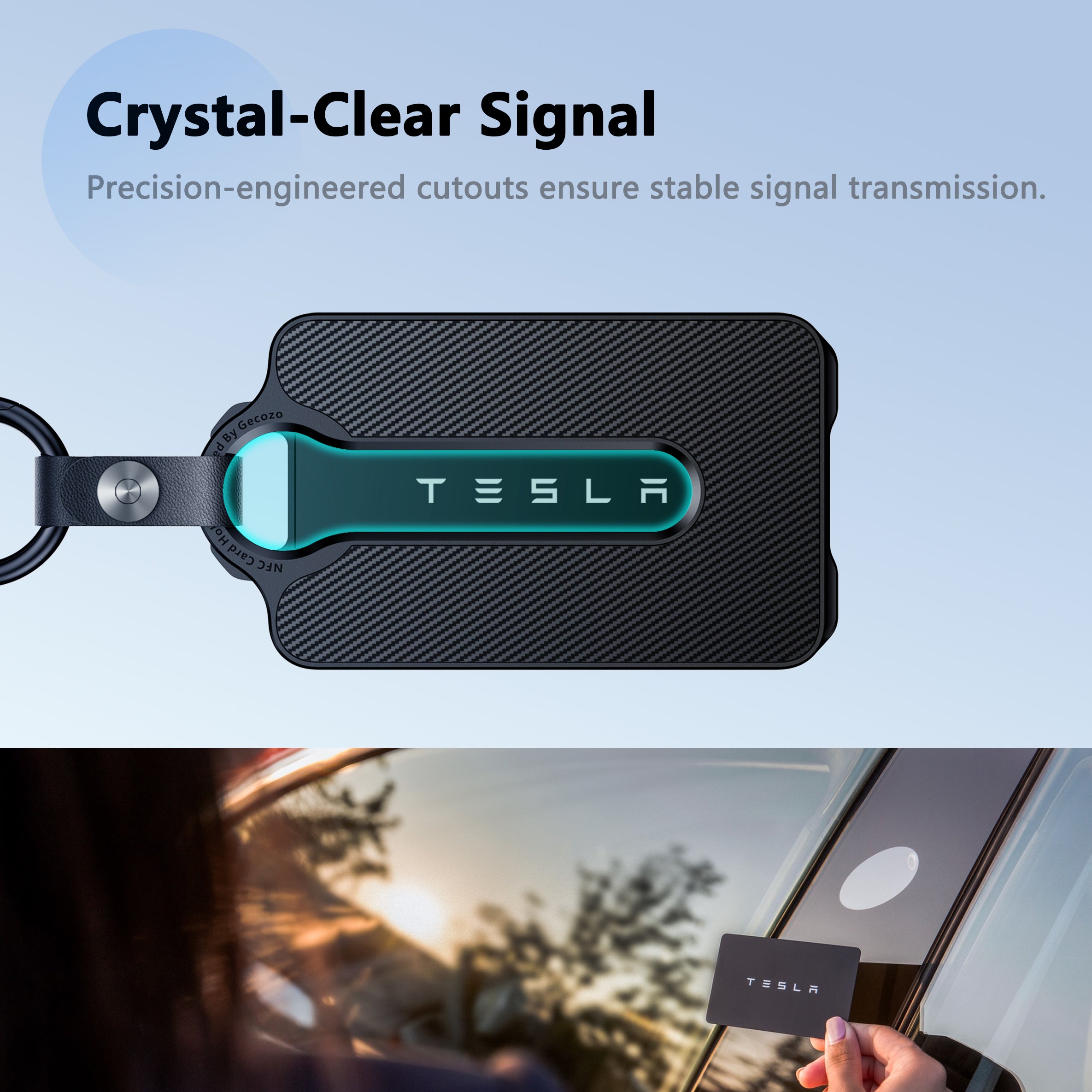 Tesla key card holder