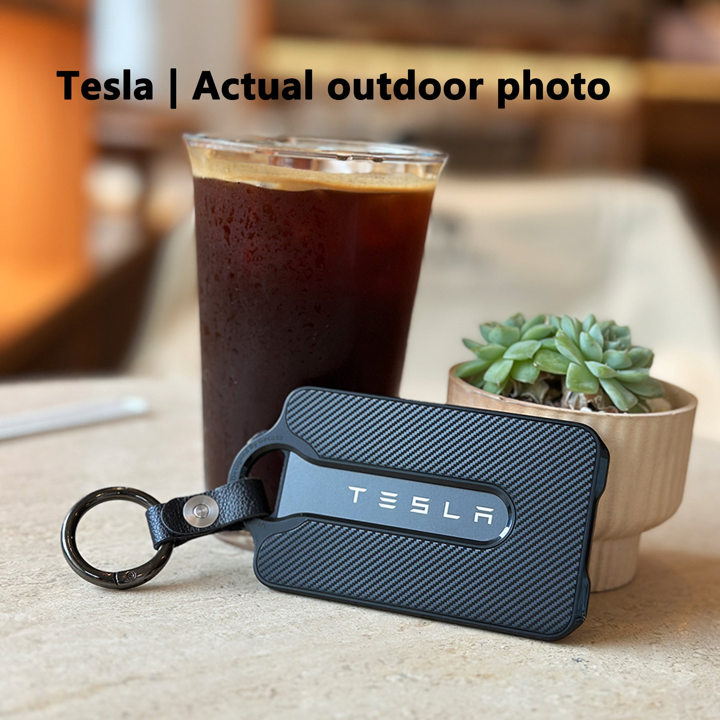 Tesla key card holder